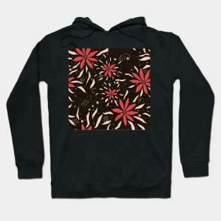 Floral Pattern Hoodie